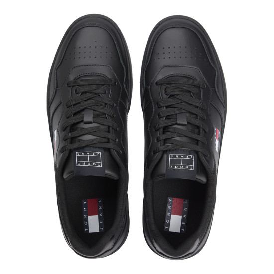 Tommy Hilfiger Leather Cupsole Fine Cleat Trainers